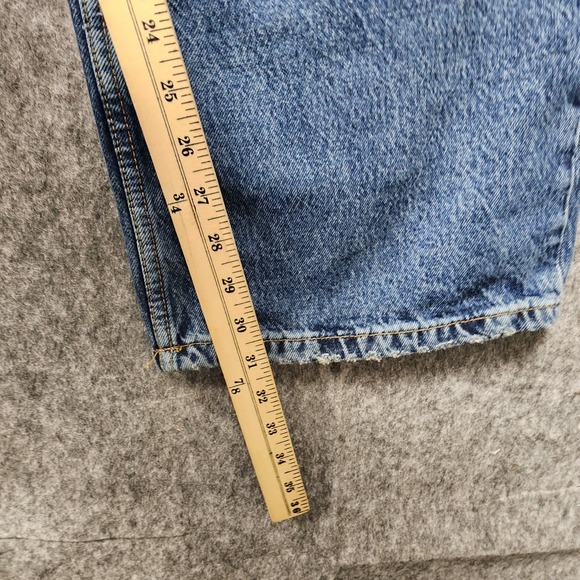 Arizona‎ Skater Jean Womens Sz 15 Blue Distressed Wide Leg Slouchy High Rise NEW - Picture 9 of 10